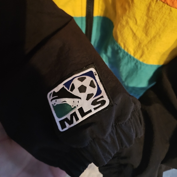 Vintage 90's Adidas Sporting Kansas City Wizards Football Jacket Rare Size L - Picture 3 of 3